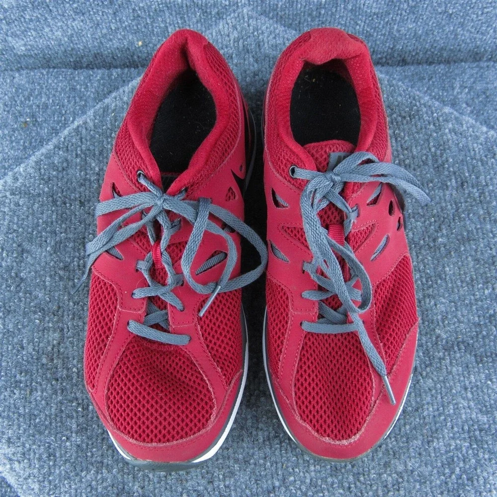 Nike Boys Sneaker‎ Shoes Athletic Red Fabric Lace Up Size Y 7 Medium